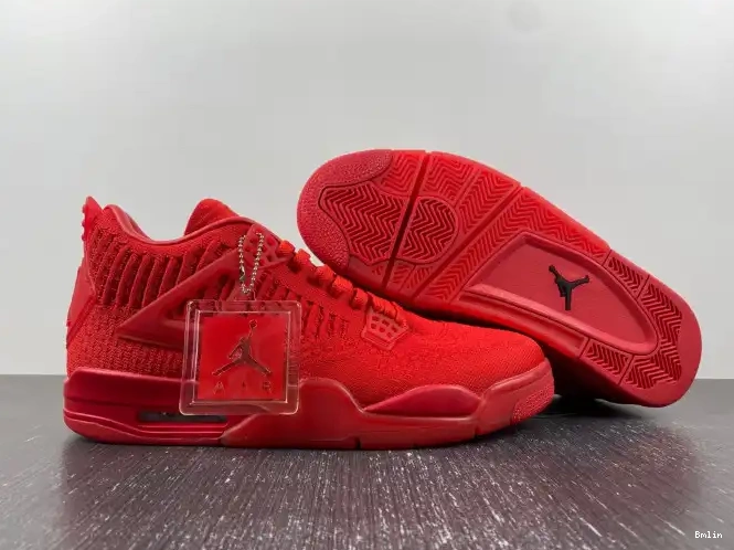 Bmlin Shoes 4 Retro Red Flyknit AQ3559-600 Jordan 0524